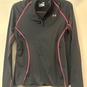 Under Armour Women's Black and Pink Long Sleeve Jacket